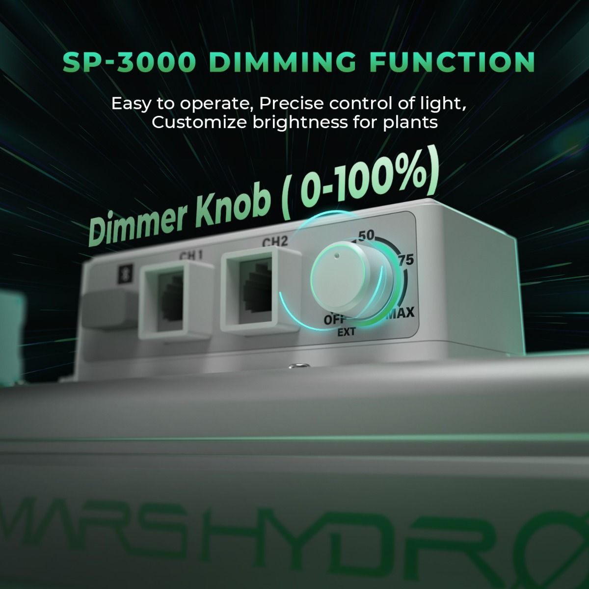 Mars Hydro SP3000 Full Spectrum Dimming Function