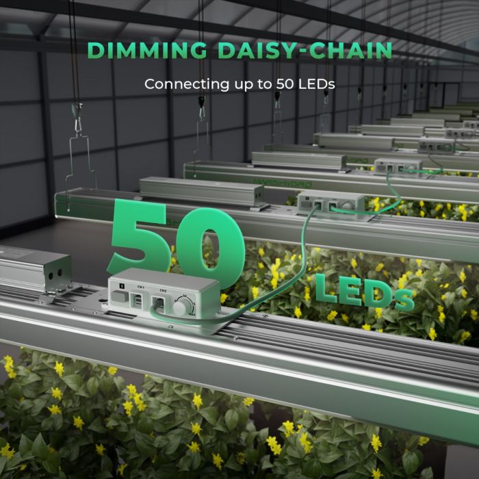 Mars Hydro SP3000 Full Spectrum Daisy Chain Capacity