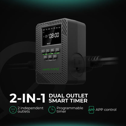 Mars Hydro iTime Dual Outlet Timer Image 2 In 1 Feature