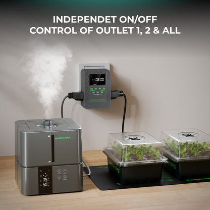 Mars Hydro iTime Dual Outlet Timer On/Off Control Image
